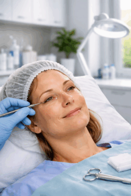 blépharoplastie à Lyon au printemps pour corriger les paupières tombantes